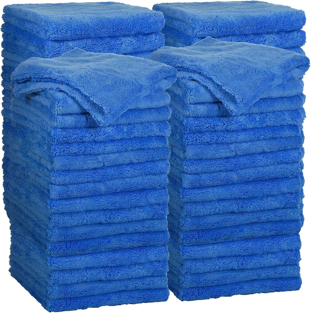 Edgeless Microfiber Plush Towels for Cars Detailing (10pcs)