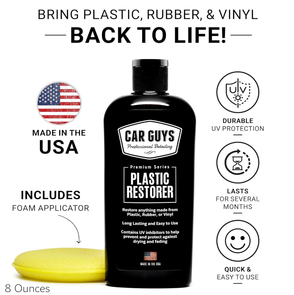 Plastic Restorer | Bring Plastic, Rubber, and Vinyl Back to Life!