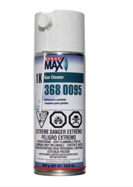 SprayMax 3680095 1K Paint Sprayer Cleaner, 10.6 oz, Case of 6