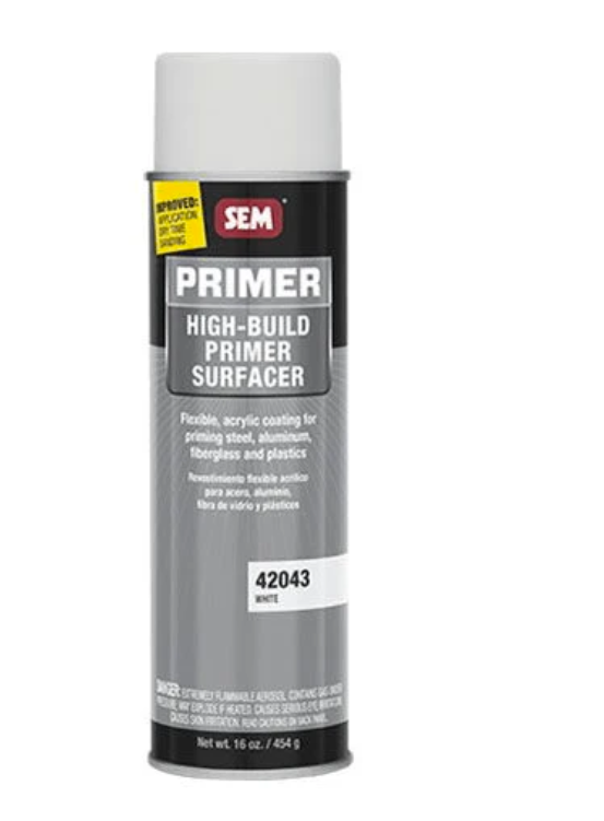 SEM 42043 White High-Build Primer Surfacer, 20 oz