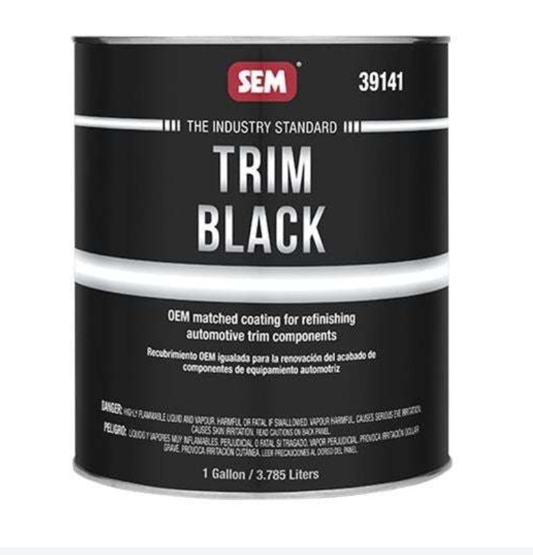 SEM® Trim Black 39141 Trim Paint, 1 gal