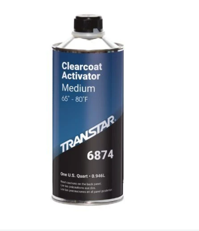 TRANSTAR 6874 Medium Activator for 6800 Clearcoats, 1 Qt