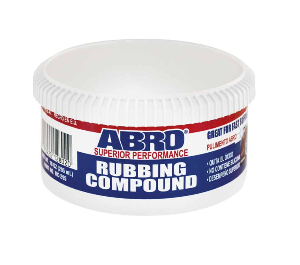 Superior Performance Automotive Rubbing Compound for Oxidized Finishes, Buff, Shine, Smooth, & Clean
