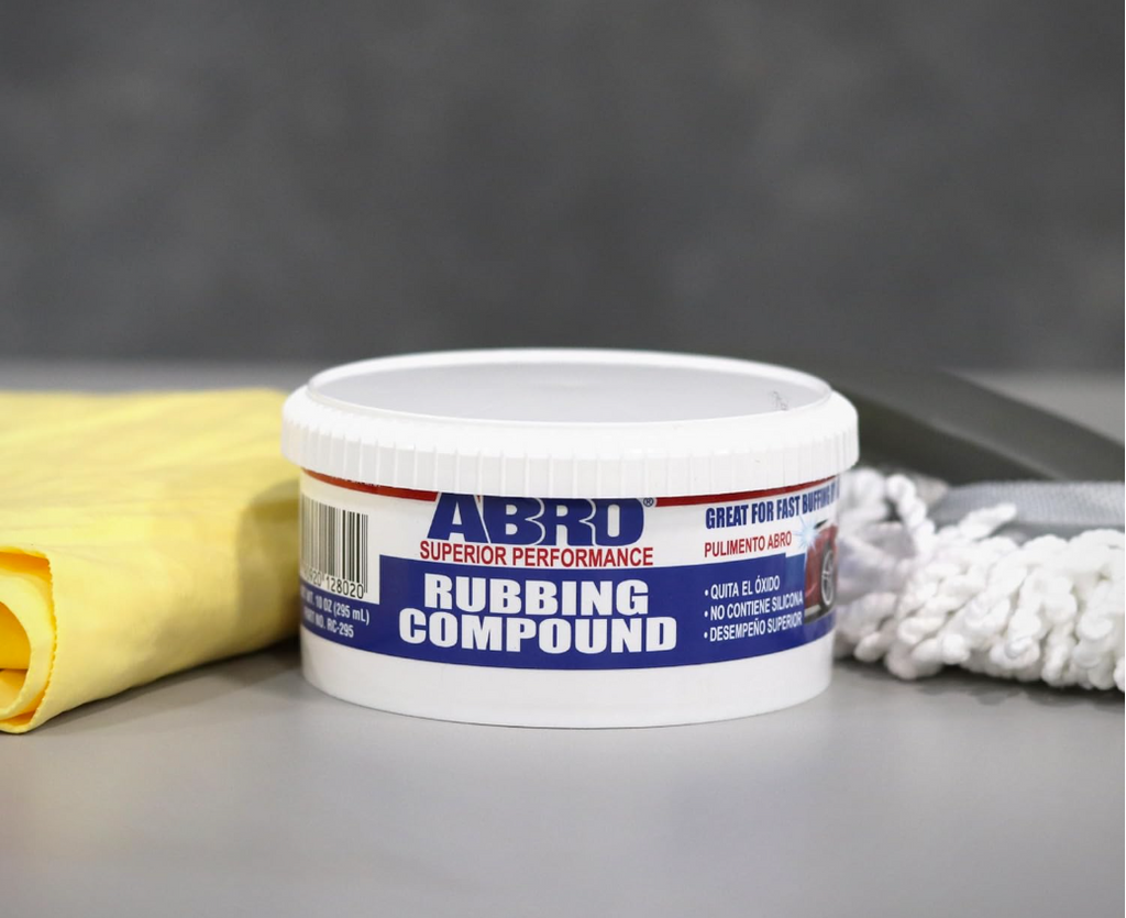 Superior Performance Automotive Rubbing Compound for Oxidized Finishes, Buff, Shine, Smooth, & Clean