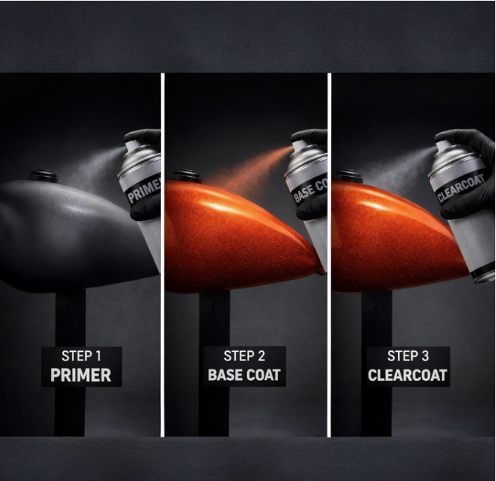 Cobalt Bue Pearl Basecoat Aerosol Kit – Automotive Spray Paint, Includes 2K Clearcoat (Copy)