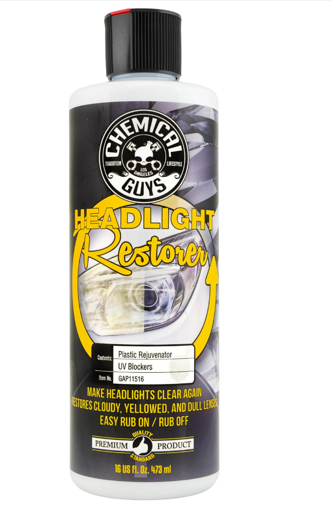Headlight Restore and Protect, (Great for Cars, Trucks, SUVs, RVs, Motorcycles, & More) 16 fl oz
